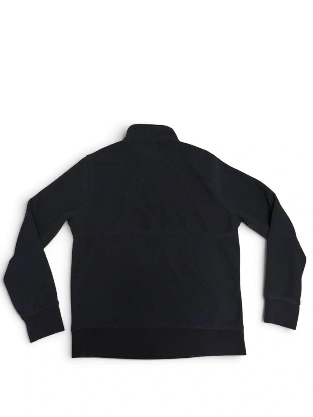 Jcrew Men's Navy Fleece Half-Zip Pullover Sweatshirt